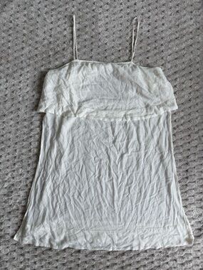 Free People Cream Layered Spaghetti Strap Cami